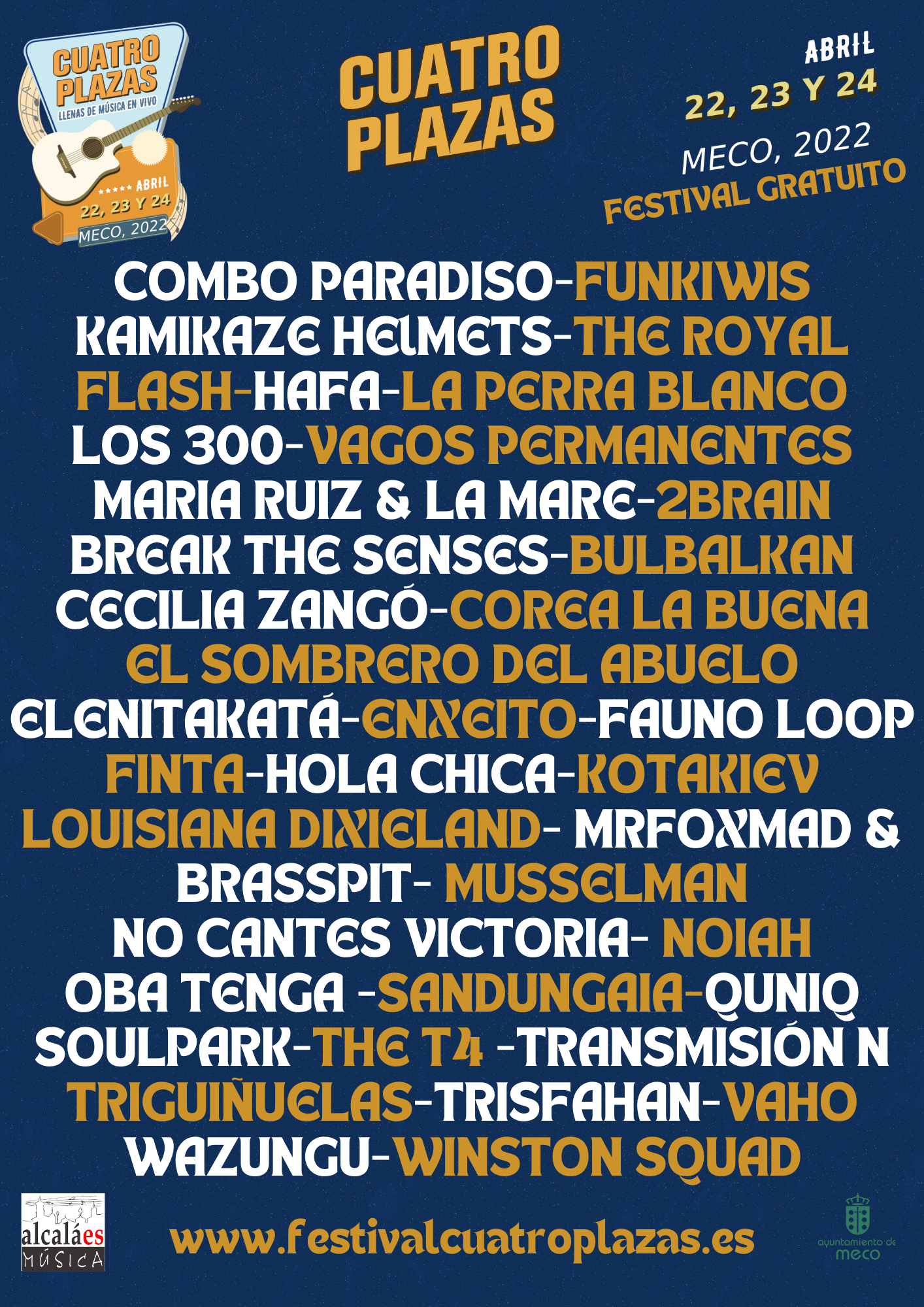 EL FESTIVAL CUATRO PLAZAS PRESENTA EL CARTEL SU SEGUNDA EDICIÓN