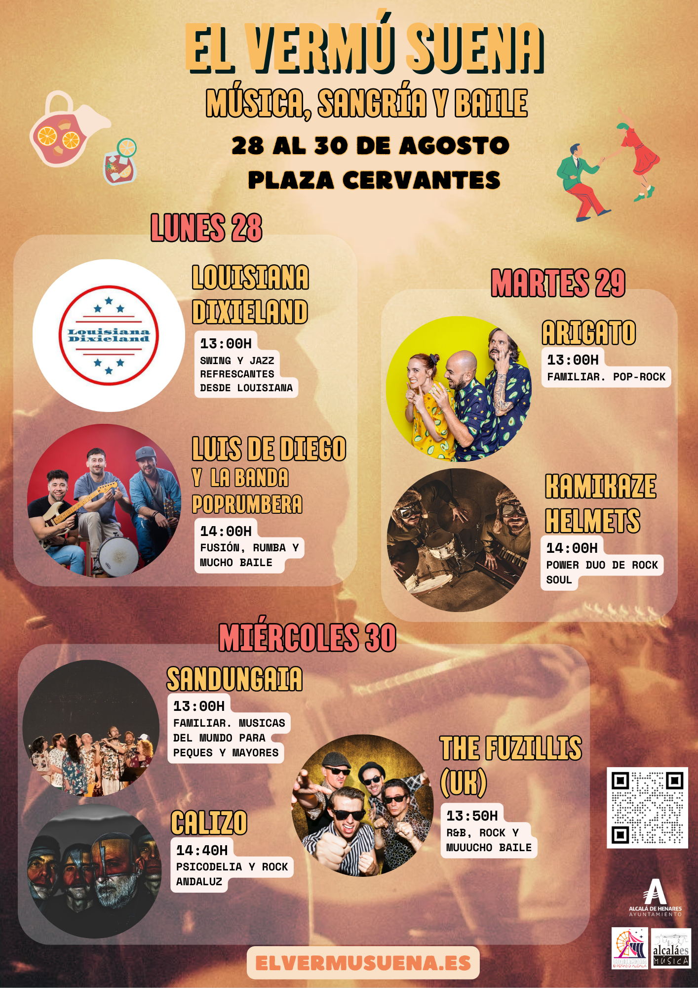 EL VERMÚ SUENA. CONCIERTOS AL VERMU EN LOS PRIMEROS DIAS DE FERIAS